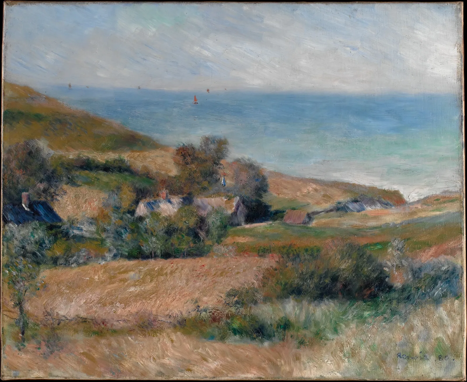 View of the Seacoast near Wargemont in Normandy, Pierre-Auguste Renoir
