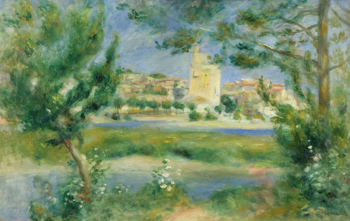 Villeneuve-les-Avignon, Pierre-Auguste Renoir
