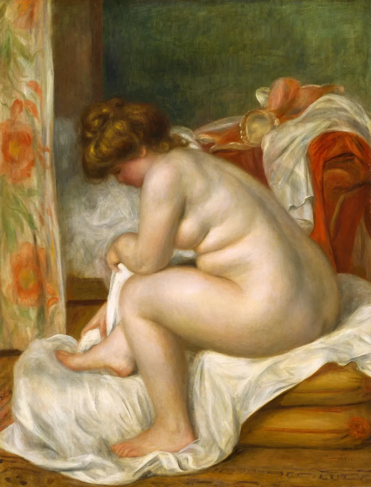 Woman After Bath, Pierre-Auguste Renoir