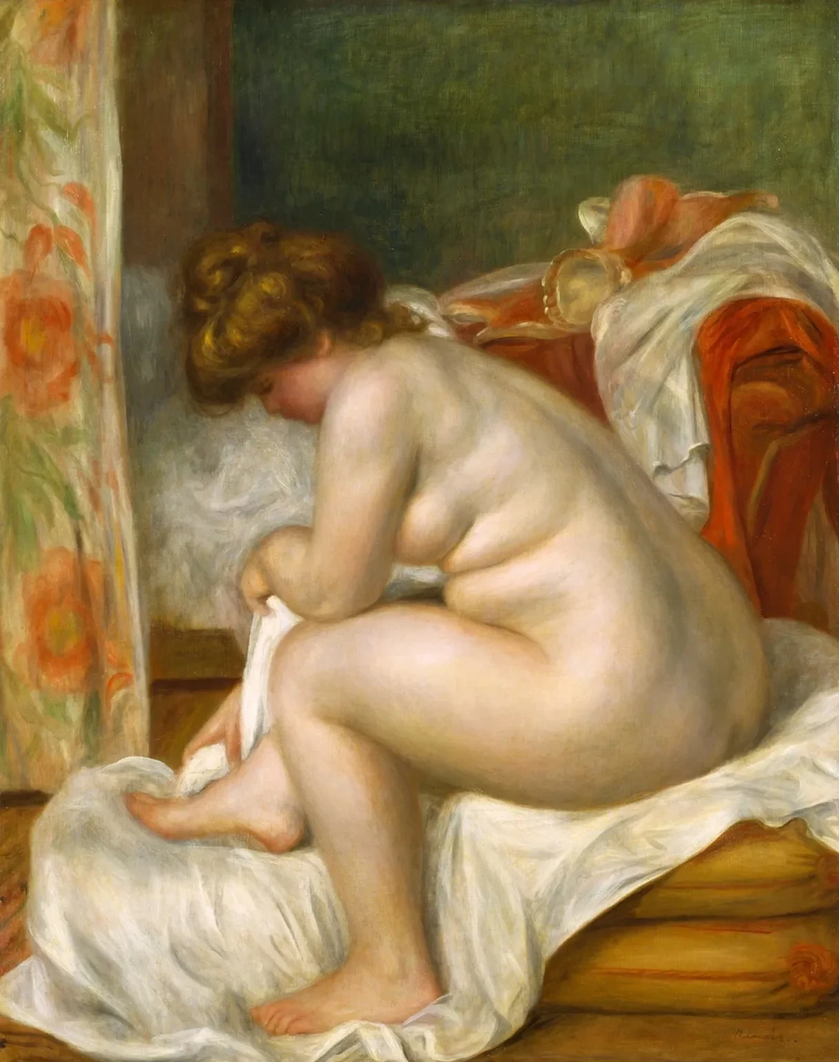 Woman After Bath, Pierre-Auguste Renoir