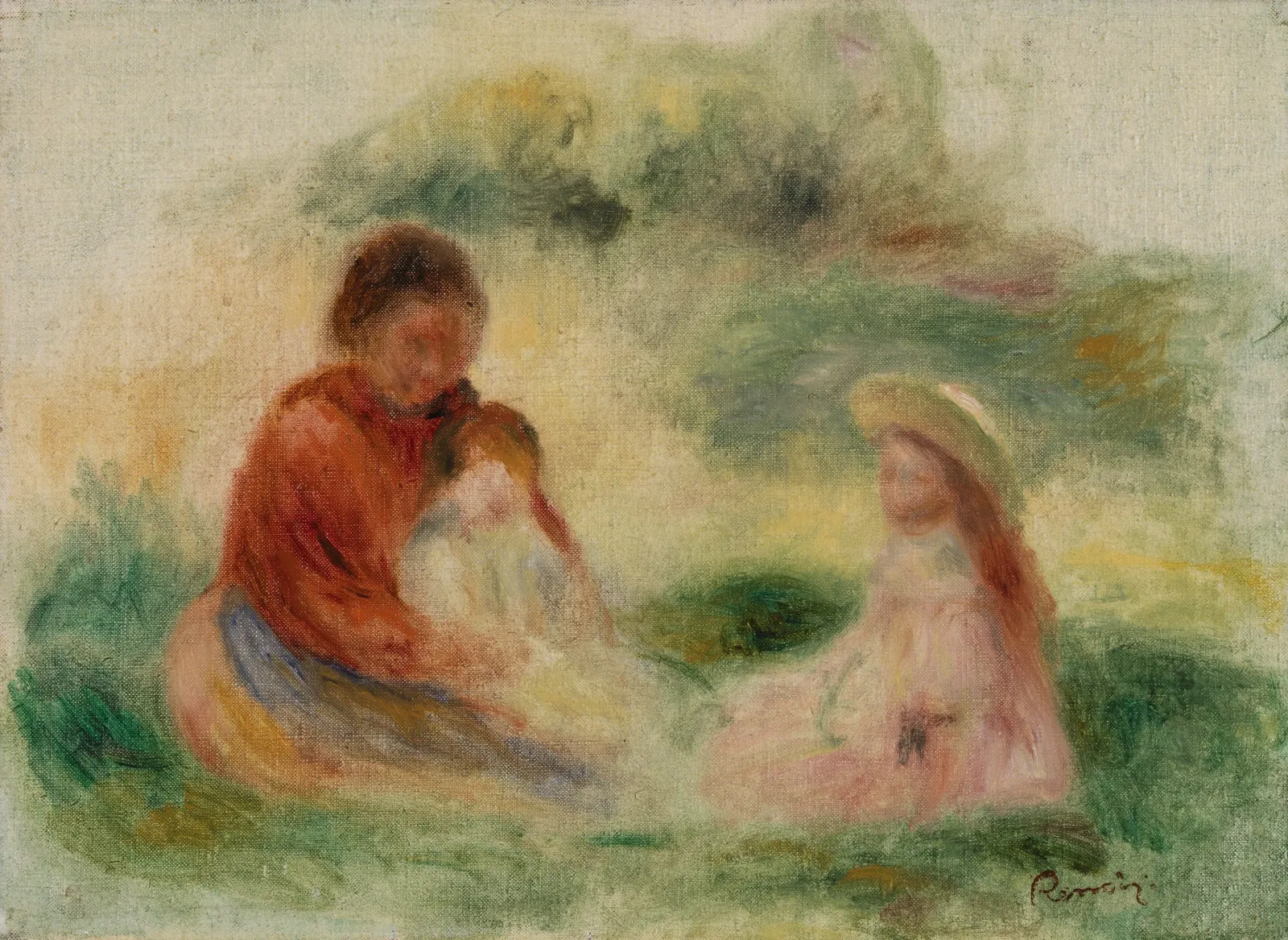 Young Family (La Jeune famille), Pierre-Auguste Renoir