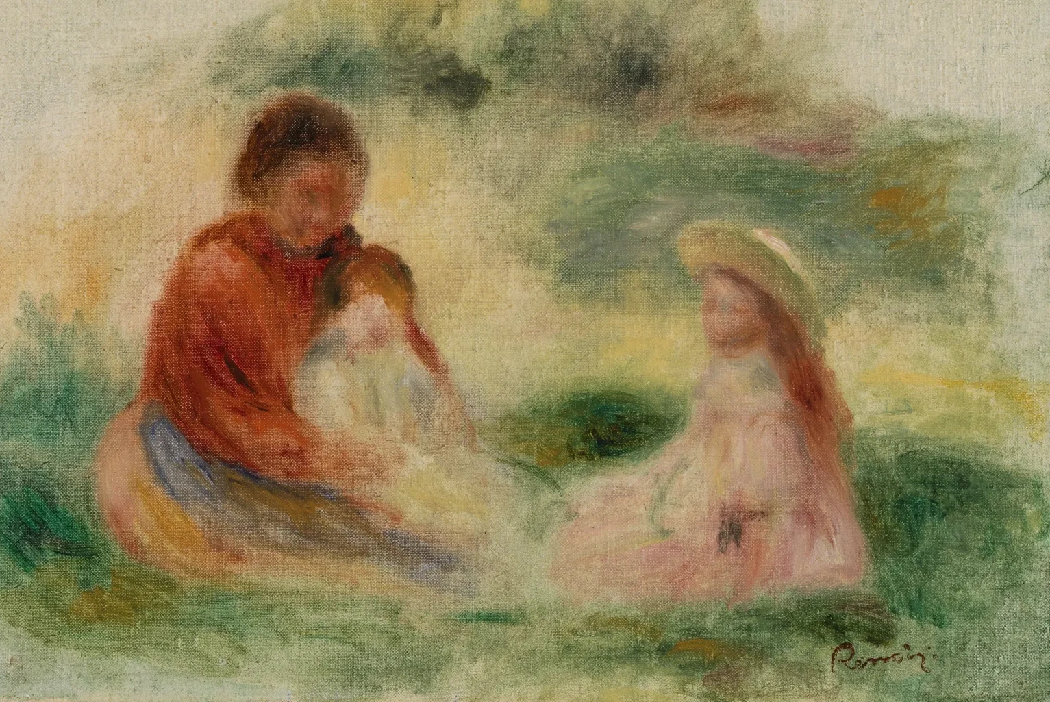Young Family (La Jeune famille), Pierre-Auguste Renoir