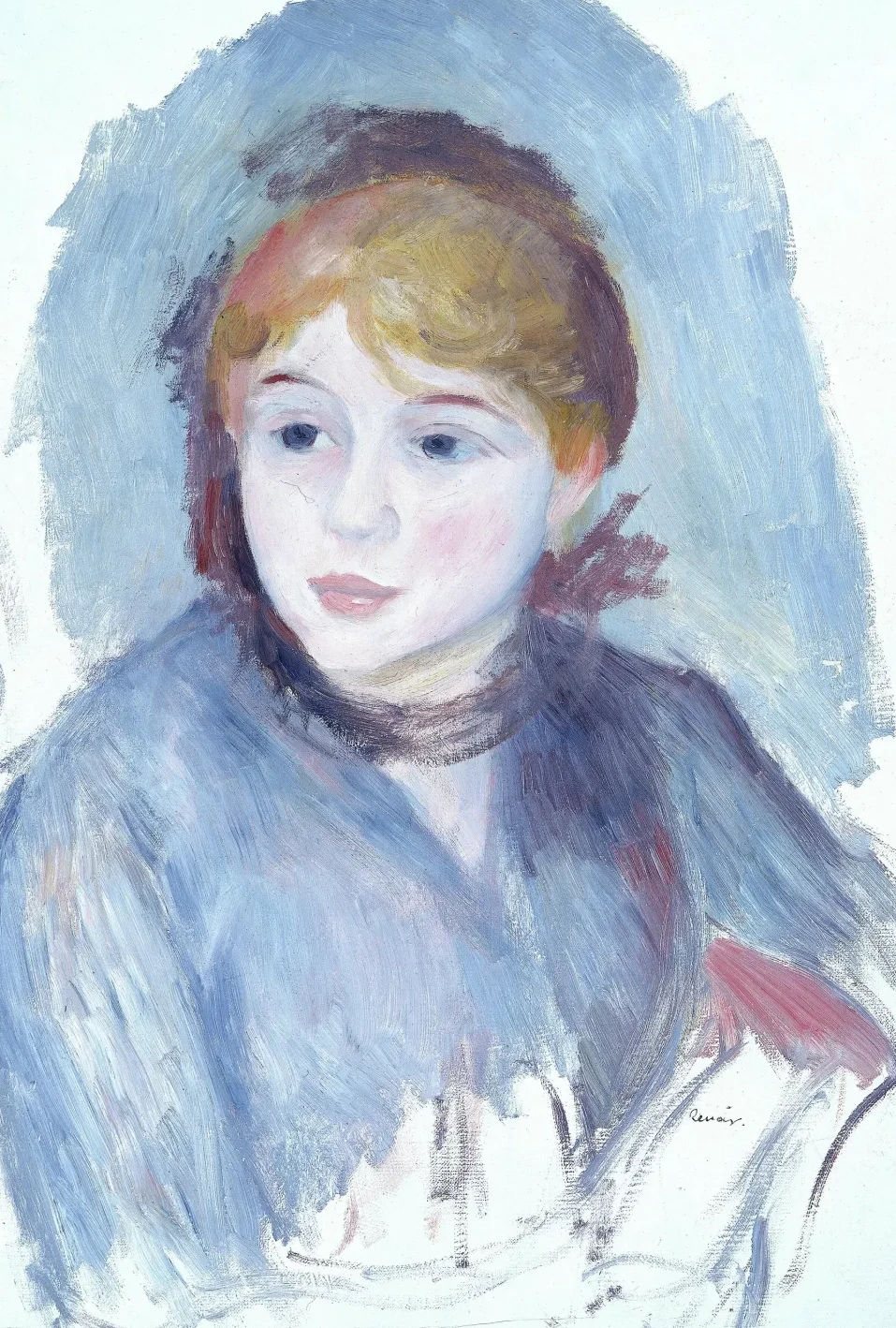 Jeune fille en bleu, Pierre-Auguste Renoir