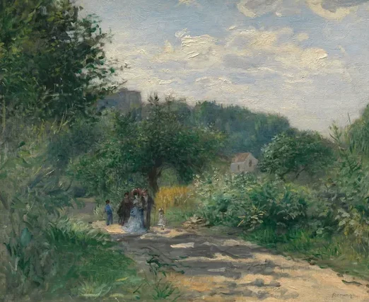 A Road in Louveciennes