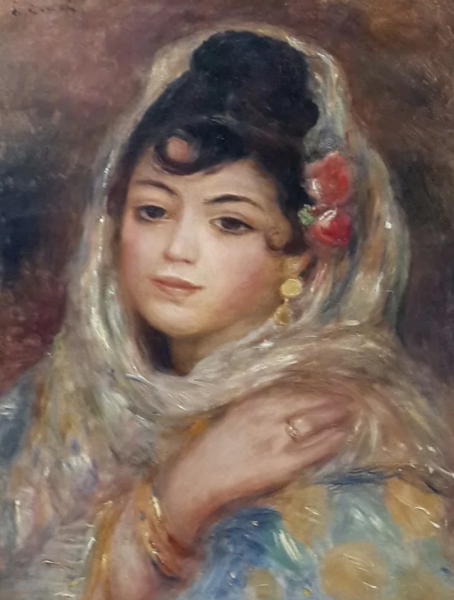 Mujer argelina, Pierre-Auguste Renoir