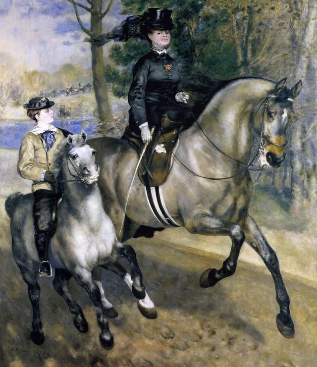 Alameda para jinetes en el Bois de Boulogne