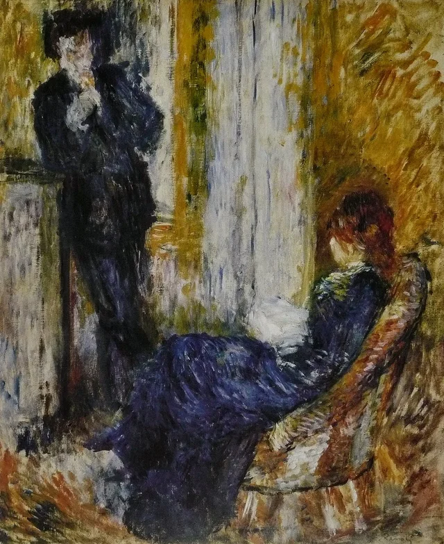 Au coin de la cheminée, Pierre-Auguste Renoir