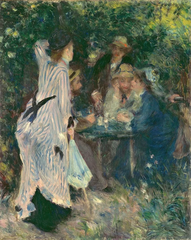En el jardín