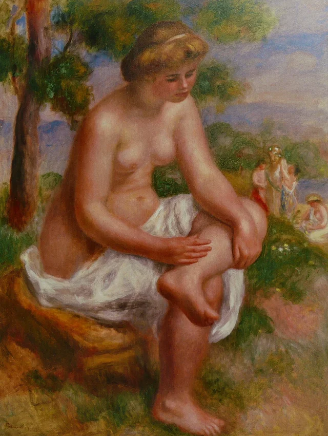 Baigneuse assise dans un paysage, dite Eurydice, Pierre-Auguste Renoir