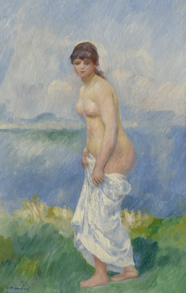 Bañista de pie