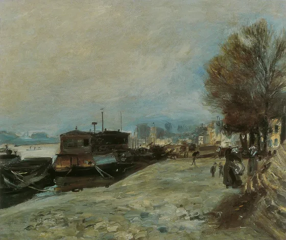 Bateau-lavoir sur la Seine