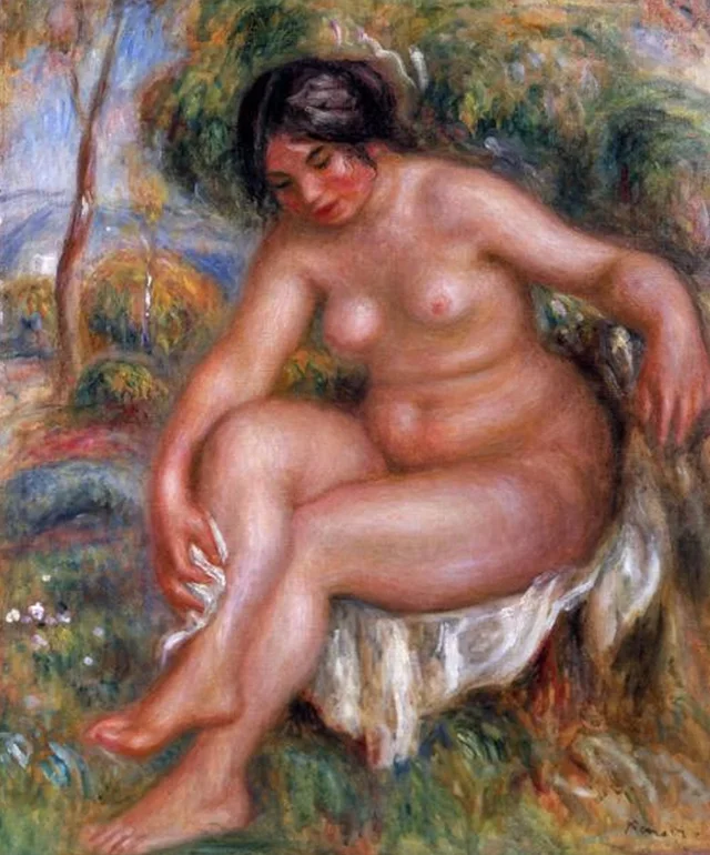Bather, Pierre-Auguste Renoir