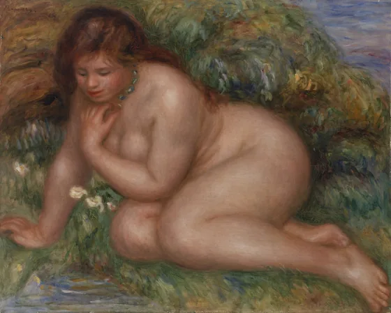 Bather Gazing at Herself in the Water (Baigneuse se mirant dans l'eau)