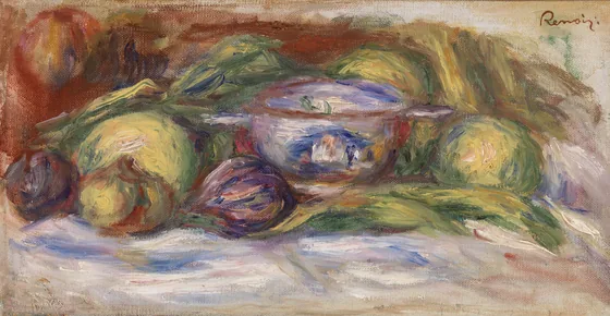 Bowl, Figs, and Apples (Écuelle, figues et pommes)