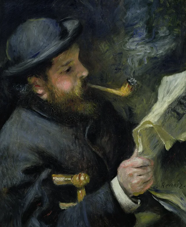 Claude Monet leyendo
