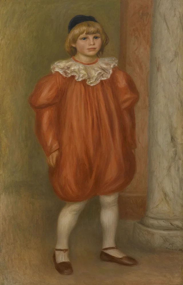 Claude Renoir en clown, Pierre-Auguste Renoir