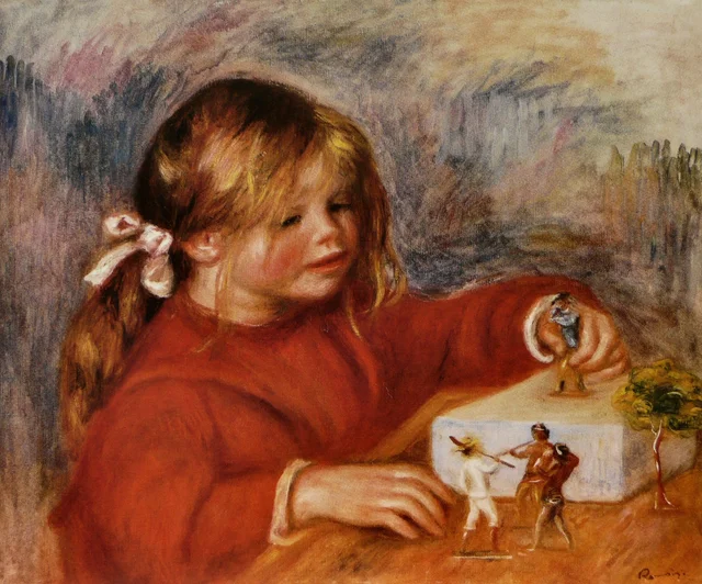 Claude Renoir jouant, Pierre-Auguste Renoir