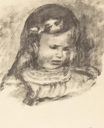 Claude Renoir, with Lowered Head