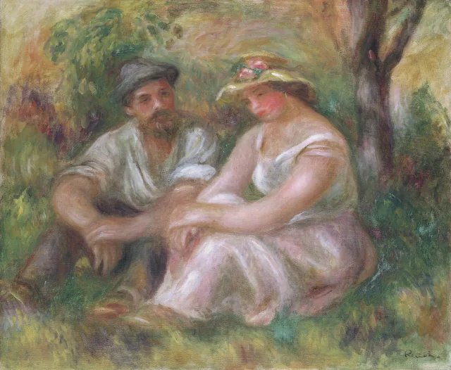 Conversation, Pierre-Auguste Renoir
