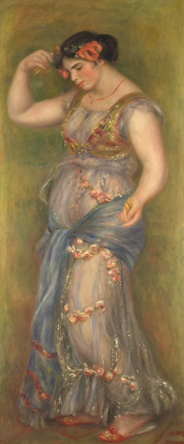 Bailarina con castañuelas