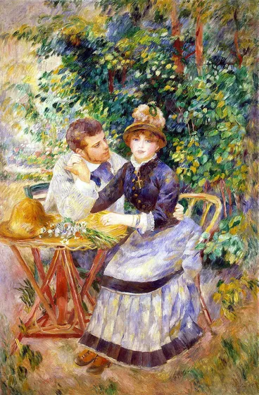 Dans le jardin