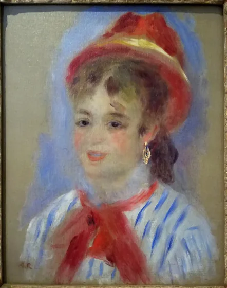 Estelle in a Red Hat