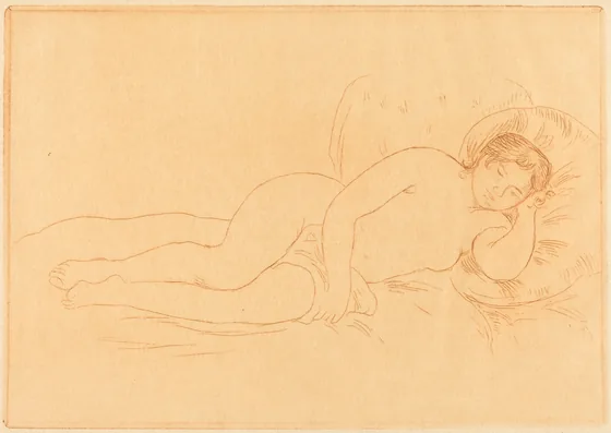 Female Nude Reclining (Femme nue couchee)