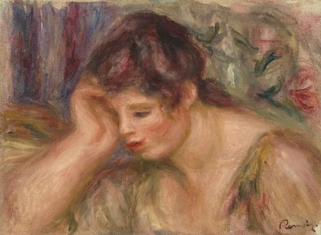 Femme accoudée, Pierre-Auguste Renoir