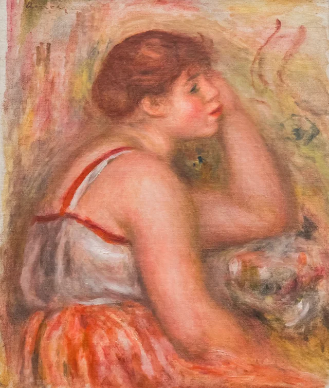 Femme assise de profil, Pierre-Auguste Renoir