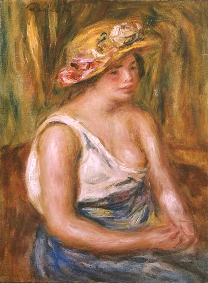 Femme au chapeau de paille