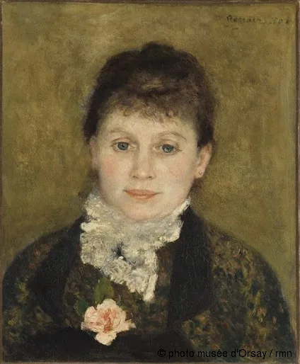 Femme au jabot blanc