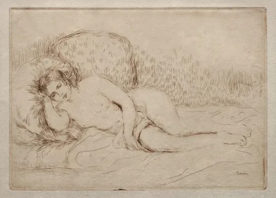 Femme nue couchée