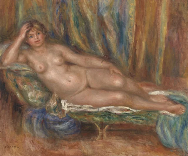 Femme nue sur un canapé, Pierre-Auguste Renoir
