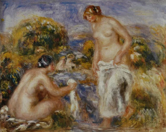 Femmes au bain