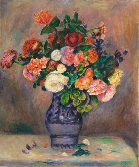 Fleurs dans un vase