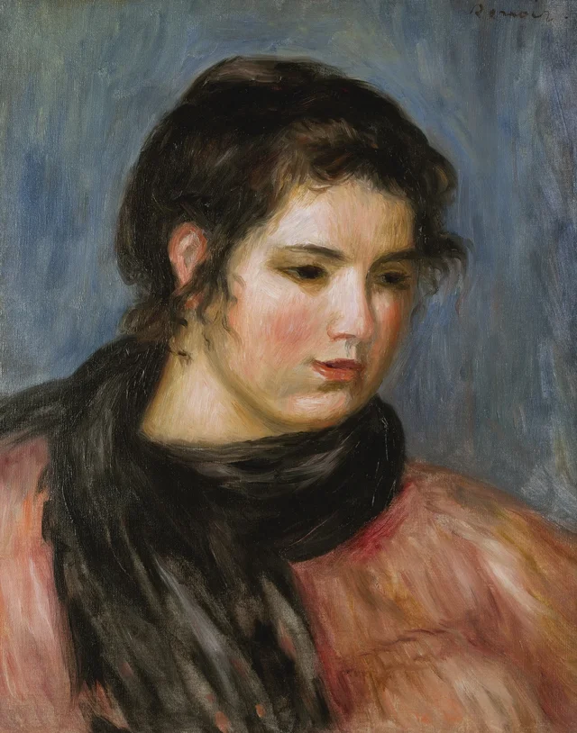 Gabrielle à l'écharpe noire, Pierre-Auguste Renoir