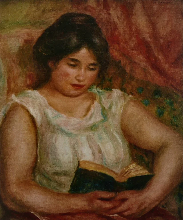 Gabrielle lisant, Pierre-Auguste Renoir