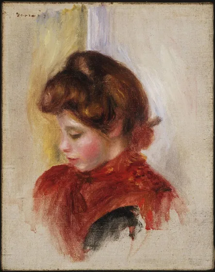 Girl in a Red Scarf