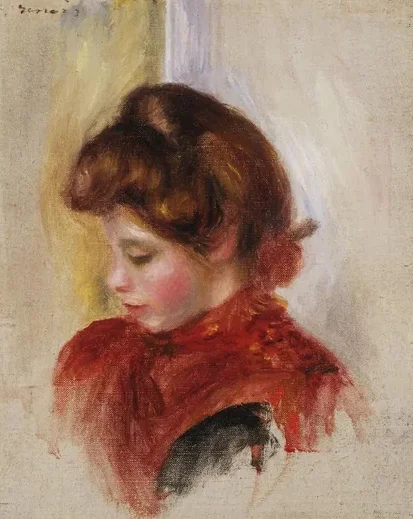 Girl in a Red Scarf