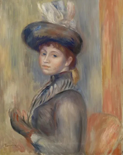 Girl in Gray-Blue