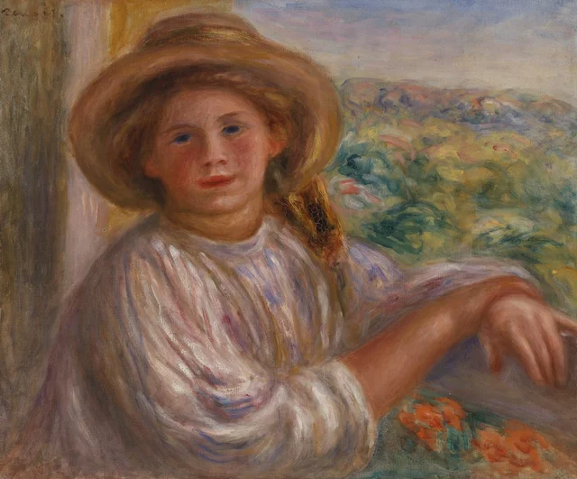Joven en el balcón, Cagnes