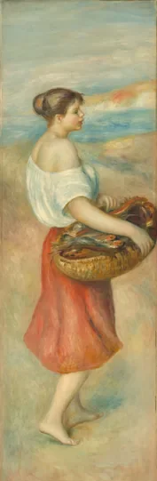 Girl with a Basket of Fish