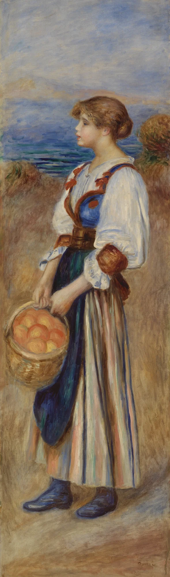 Vendedora de naranjas