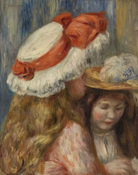 Girls with Hats (Jeunes filles aux chapeaux)