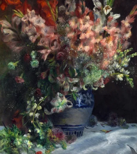 Gladioli in a Vase