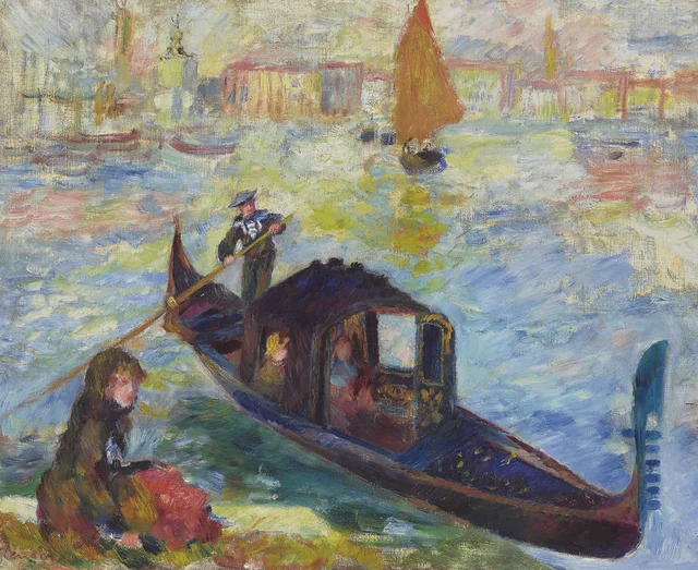 Góndola, Venecia, Pierre-Auguste Renoir