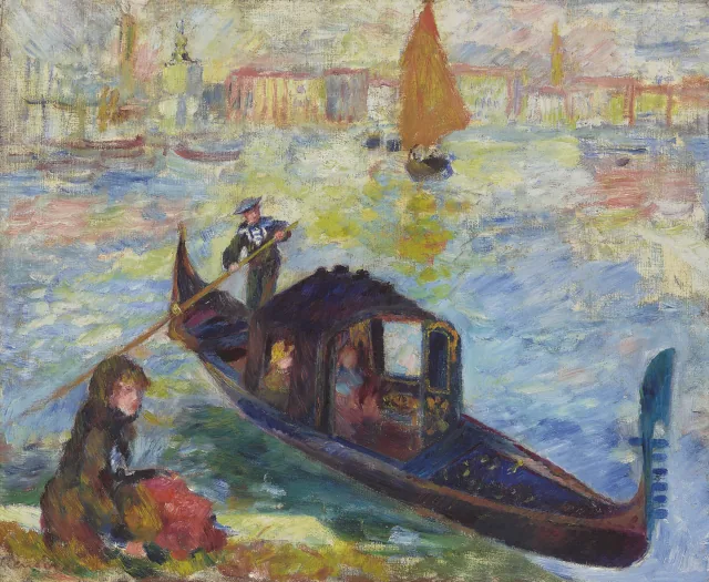 Gondole, Venise, Pierre-Auguste Renoir