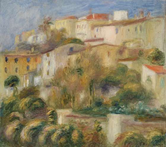 Houses on a Hill (Groupe de maisons sur un coteau)