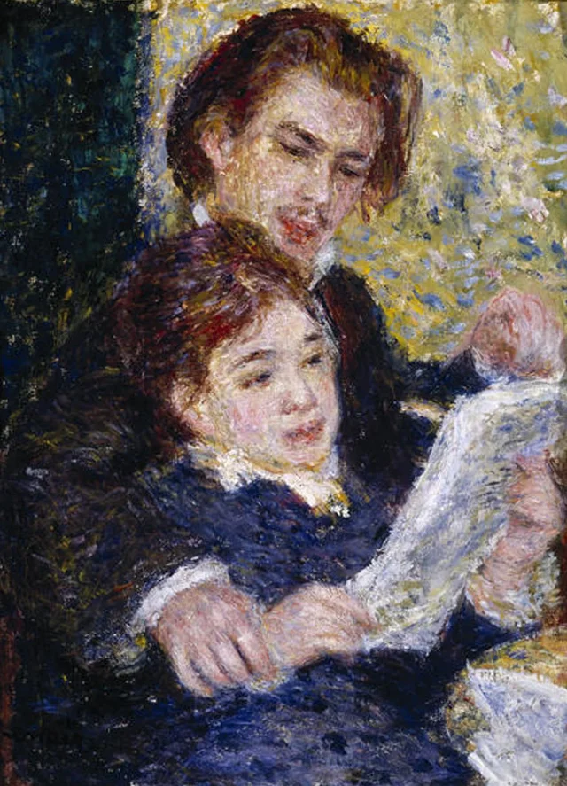 En el taller (Georges Rivière y Marguerite Legrand)