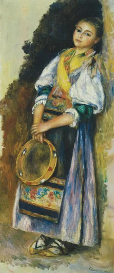 Italian Woman with Tambourine